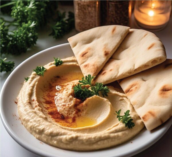 Hummus With Pitta Bread (200 grams)