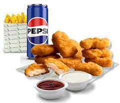 Meal 5 (8pcs chicken nuggets, chips and can of drink)
